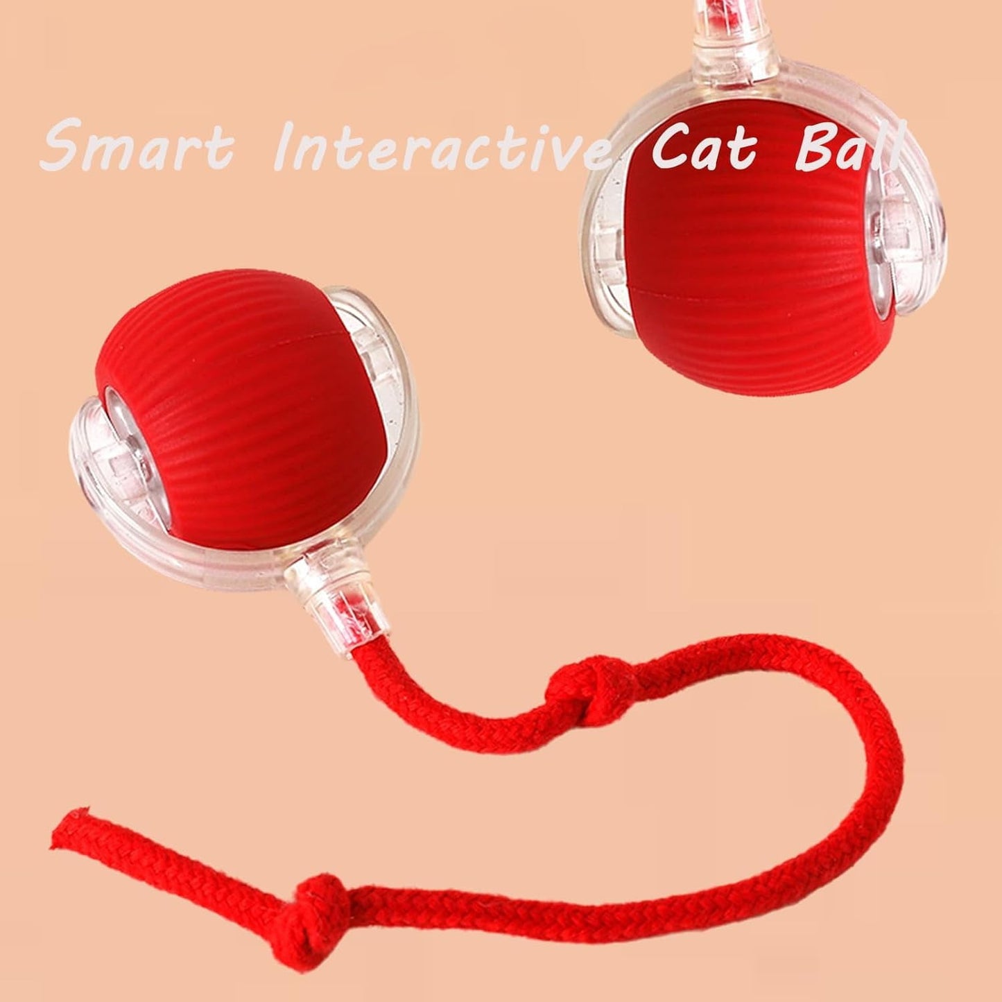 Speedy Tail 2.0: The Ultimate Interactive Rolling Ball Toy for Cats and Small Dogs - Keep Your Pets Engaged and Active!