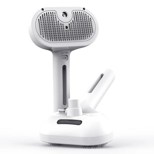 Revitalize Your Pet's Grooming Routine with the ROJECO Electric Cat Hair Straightening Brush – Rechargeable & Automatic Spray Comb for Effortless Grooming!