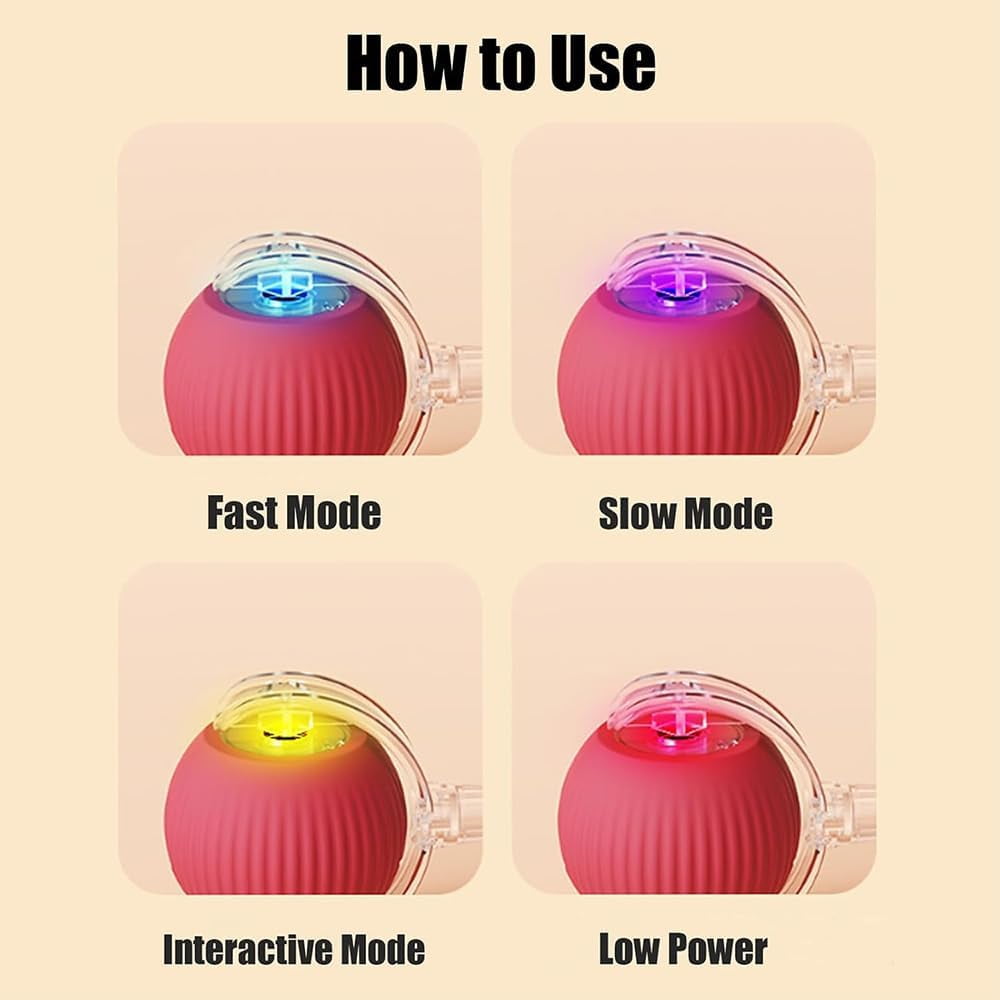 Speedy Tail 2.0: The Ultimate Interactive Rolling Ball Toy for Cats and Small Dogs - Keep Your Pets Engaged and Active!