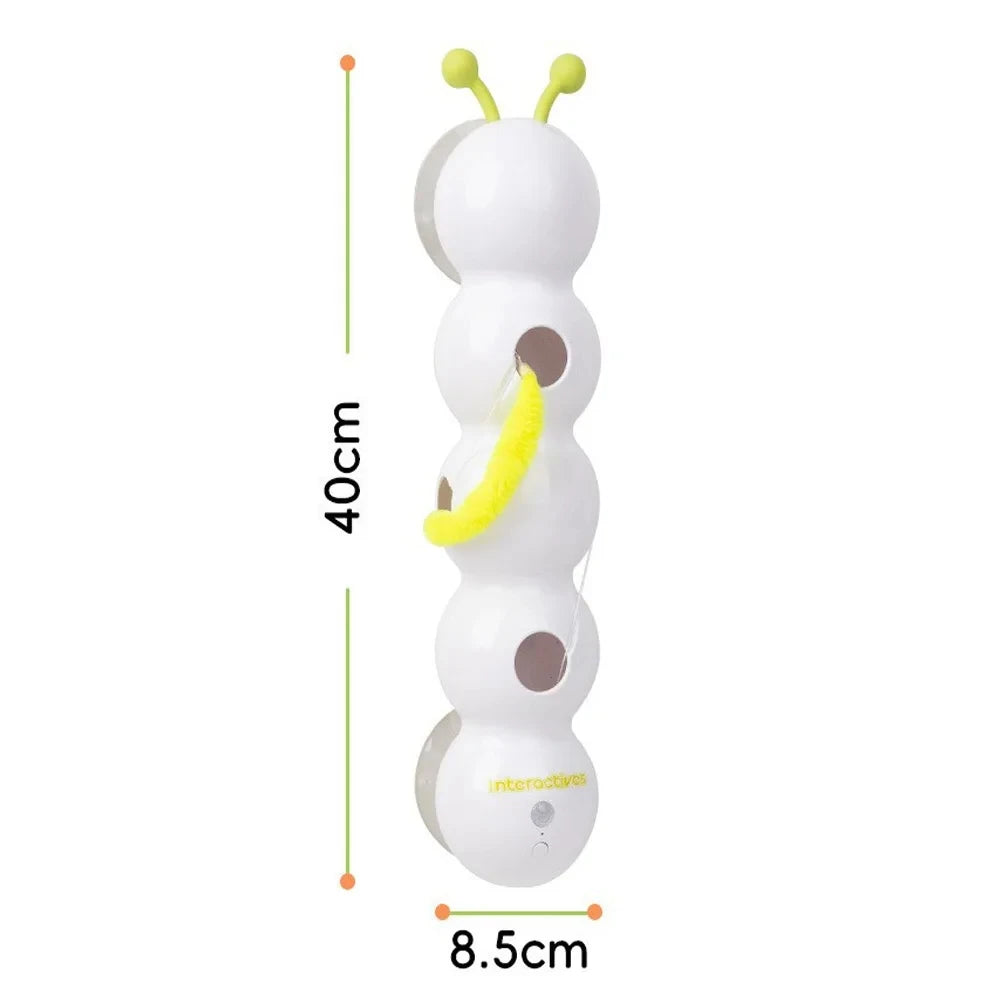 Exciting Caterpillar Interactive Cat Toy - Motion Activated Wack a Worm for Endless Fun!