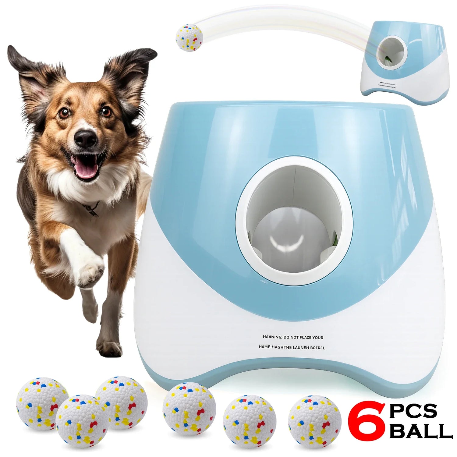Automatic Dog Tennis Ball Launcher - Interactive Fetch Toy for Endless Fun!