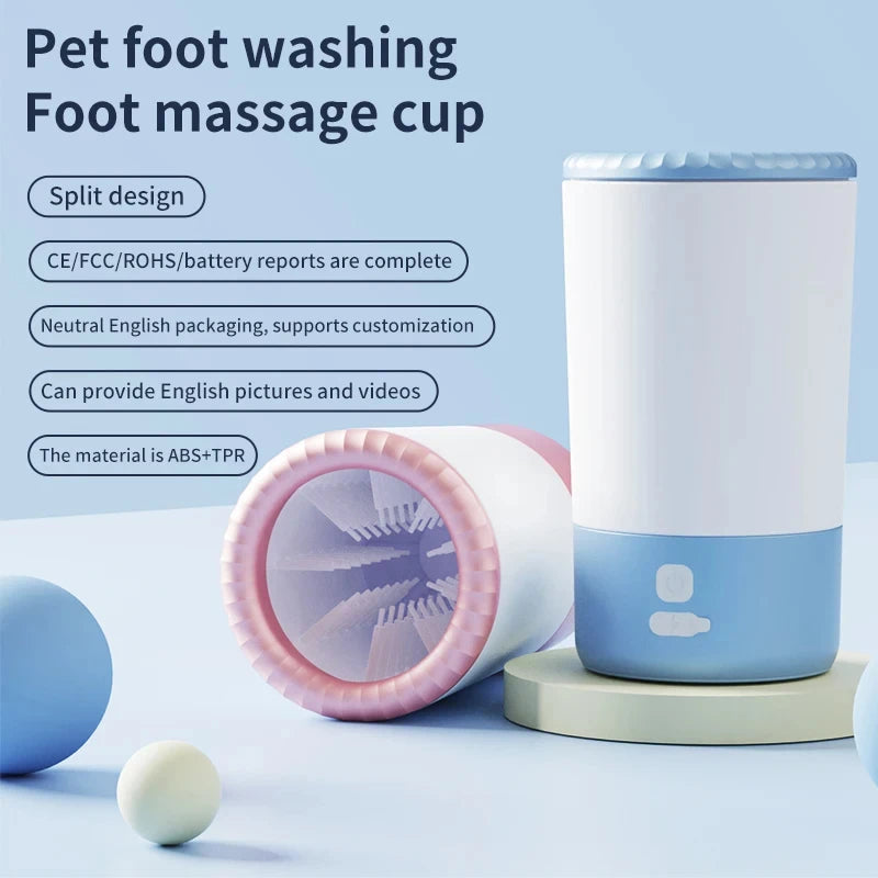 Revolutionary Electric Pet Paw Cleaner - Effortlessly Keep Your Dog's Paws Clean with Low Noise and Waterproof Design!