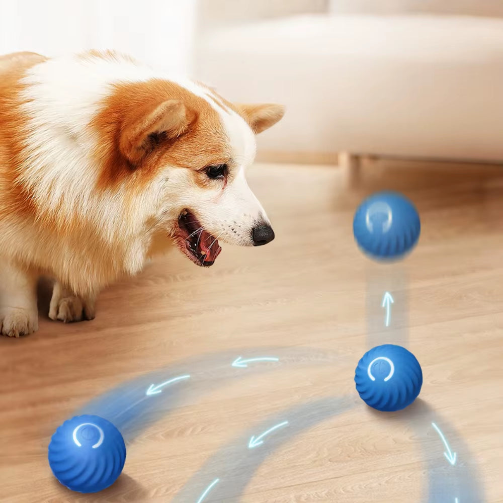 Interactive Smart Dog Toy Ball - Automatic Moving & Bouncing Pet Toy for Dogs and Cats - Perfect Birthday Gift for Your Furry Friends!